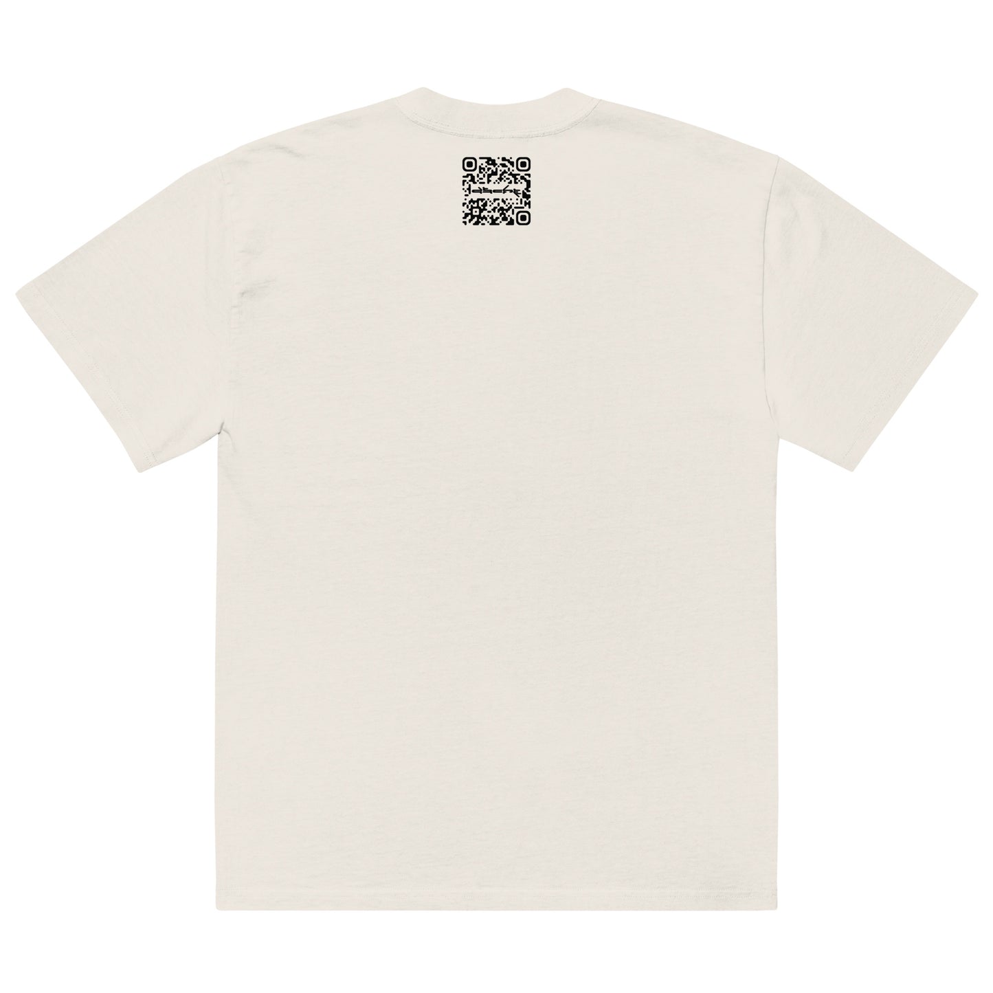 ascheverse drop I - genderless oversized tee (bone)