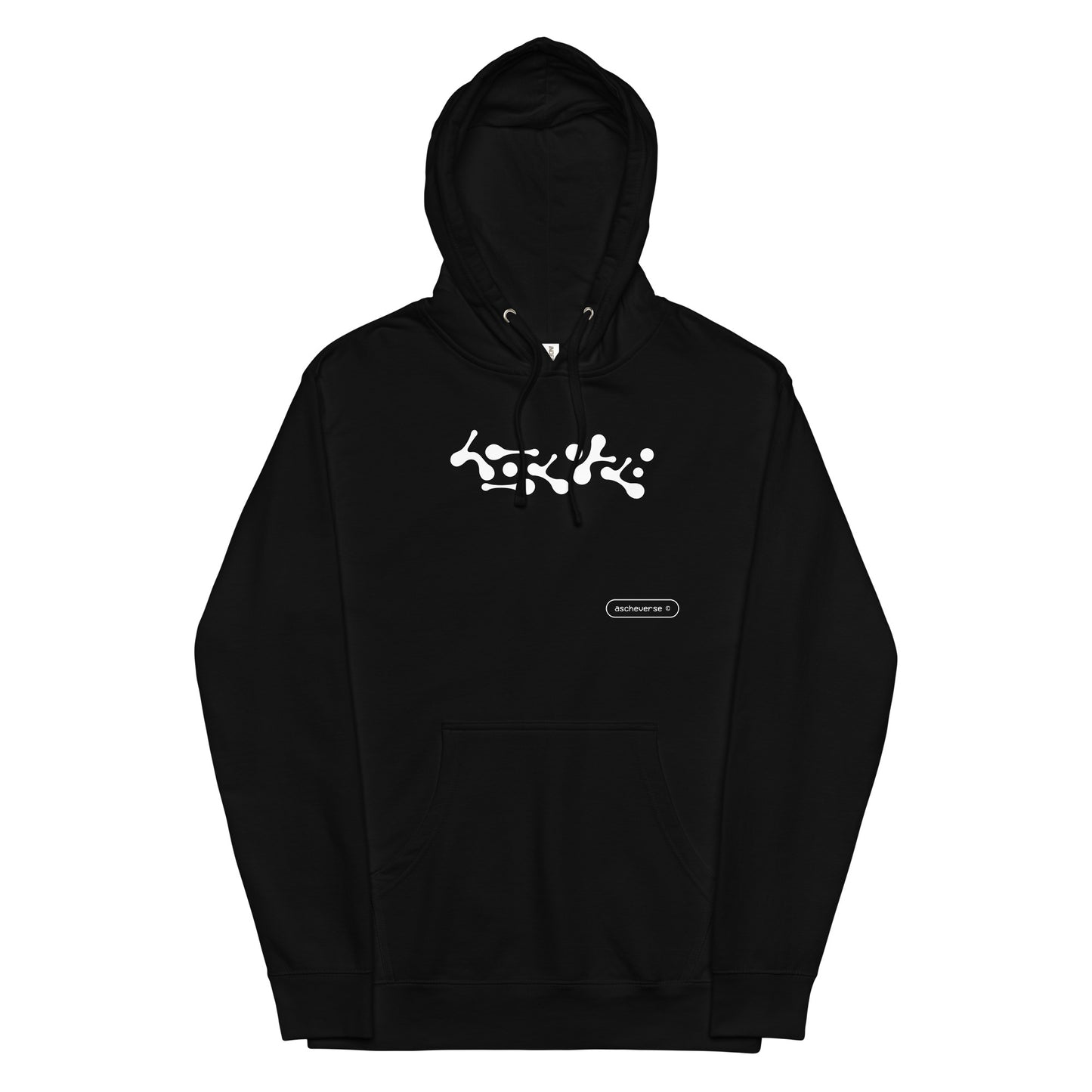ascheverse drop I - genderless hoodie (black)