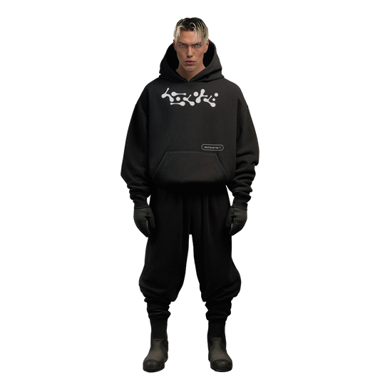 ascheverse drop I - genderless hoodie (black)