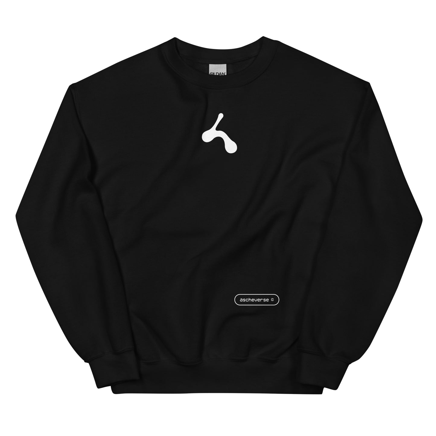 ascheverse drop I - genderless sweatshirt (black)