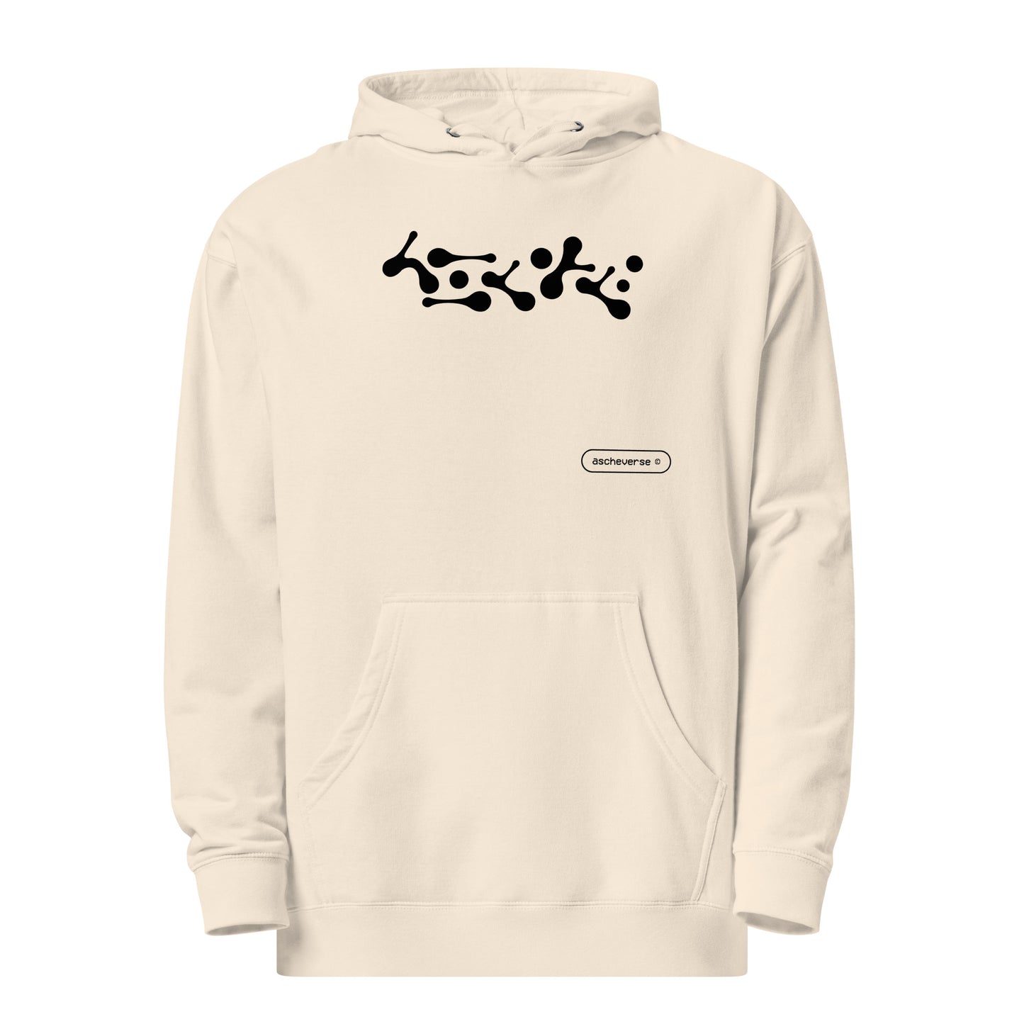 ascheverse drop I - genderless hoodie (bone)