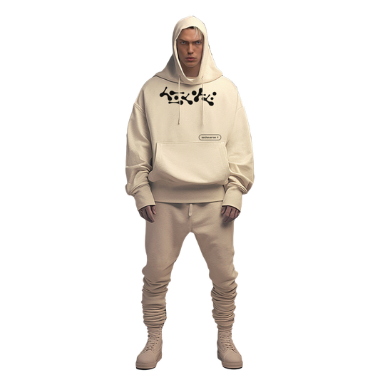 ascheverse drop I - genderless hoodie (bone)
